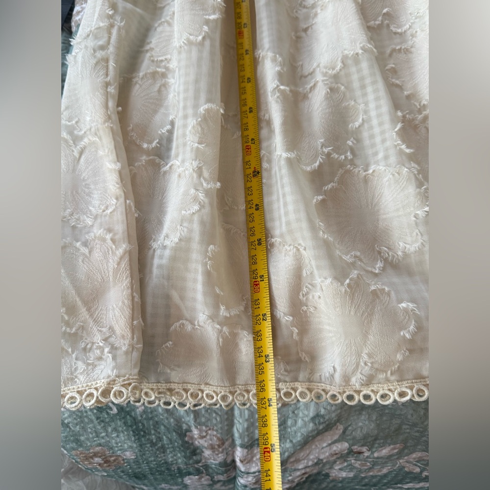 Lulu’s Charm and Charisma Cream Burnout Floral Midi Dress - Picture 10 of 16